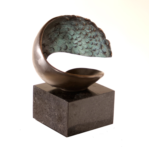 Cocon bronzen beeld frank boogaard